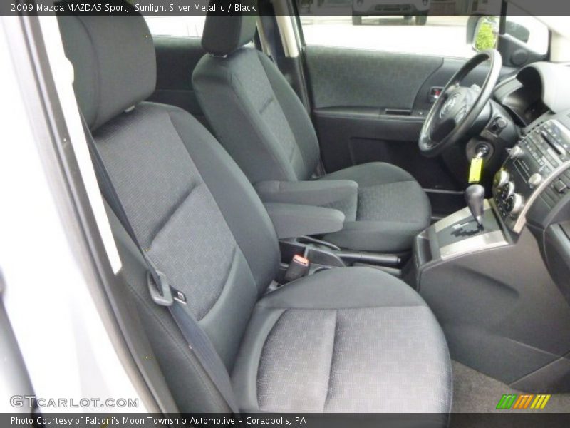 Sunlight Silver Metallic / Black 2009 Mazda MAZDA5 Sport