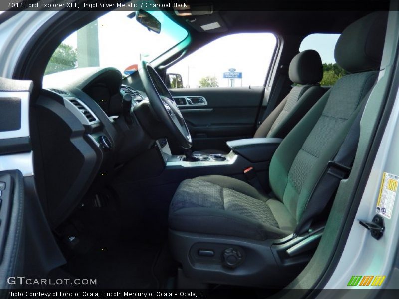 Ingot Silver Metallic / Charcoal Black 2012 Ford Explorer XLT