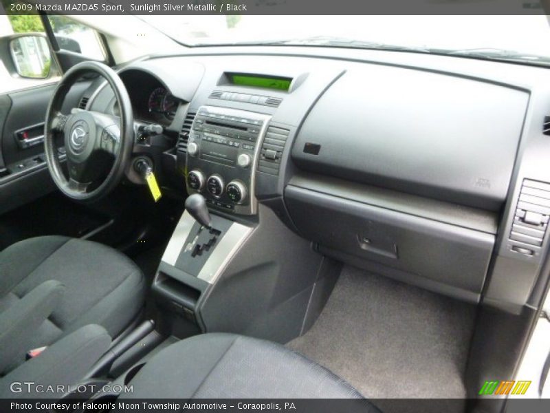Sunlight Silver Metallic / Black 2009 Mazda MAZDA5 Sport