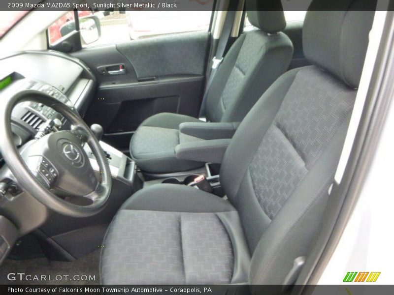 Sunlight Silver Metallic / Black 2009 Mazda MAZDA5 Sport