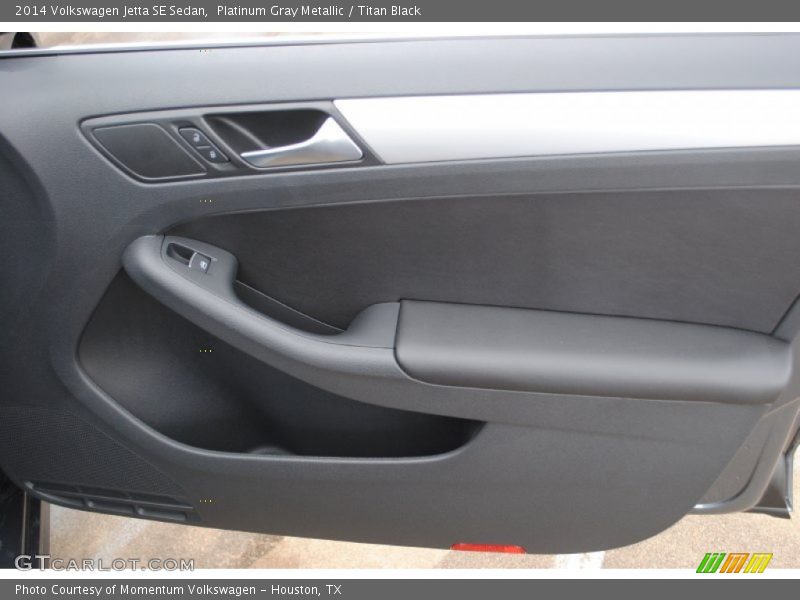 Platinum Gray Metallic / Titan Black 2014 Volkswagen Jetta SE Sedan