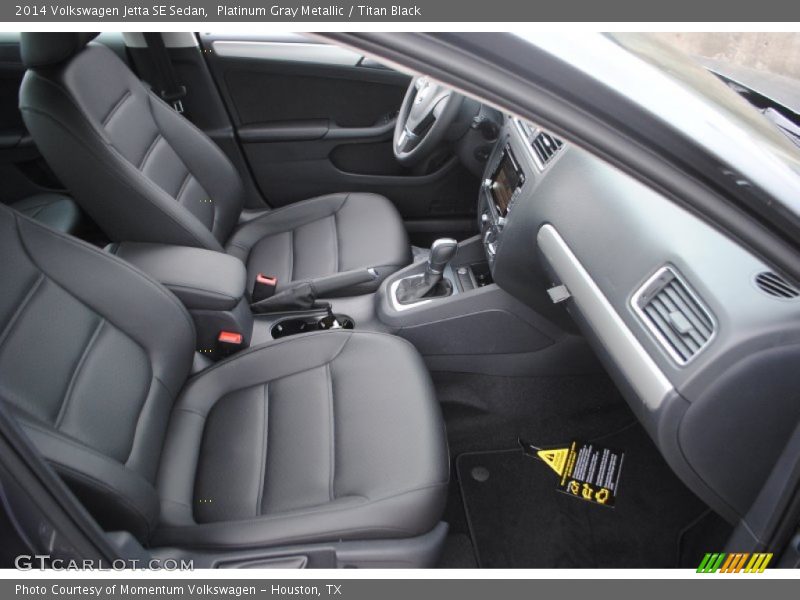 Platinum Gray Metallic / Titan Black 2014 Volkswagen Jetta SE Sedan