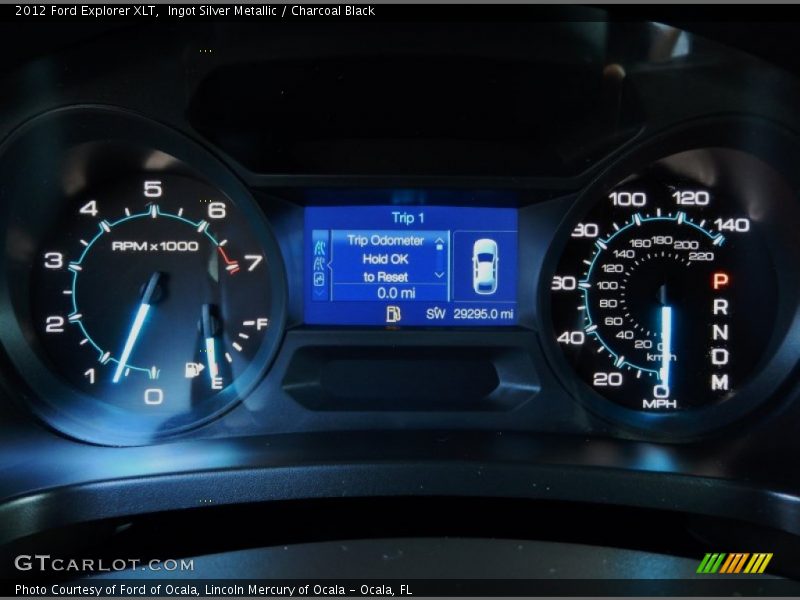 Ingot Silver Metallic / Charcoal Black 2012 Ford Explorer XLT