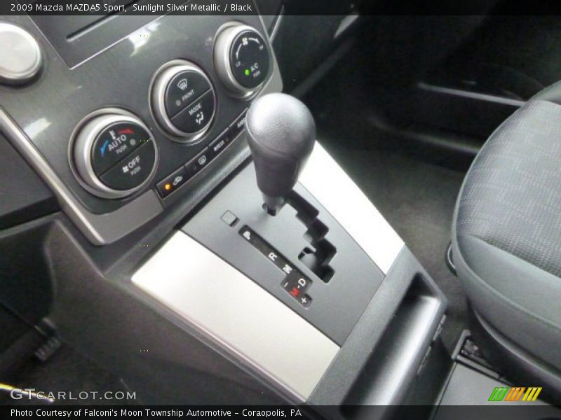 Sunlight Silver Metallic / Black 2009 Mazda MAZDA5 Sport