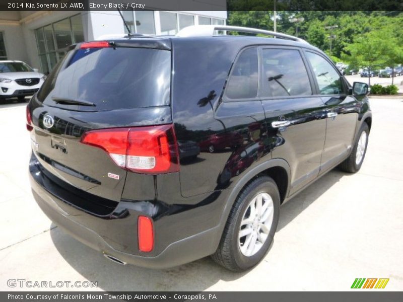 Ebony Black / Gray 2014 Kia Sorento LX AWD