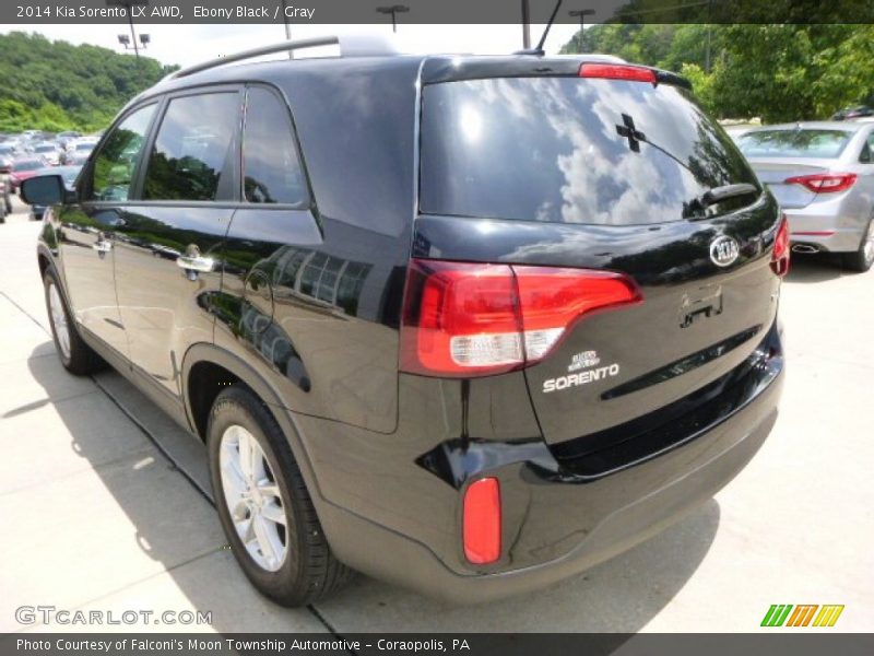 Ebony Black / Gray 2014 Kia Sorento LX AWD