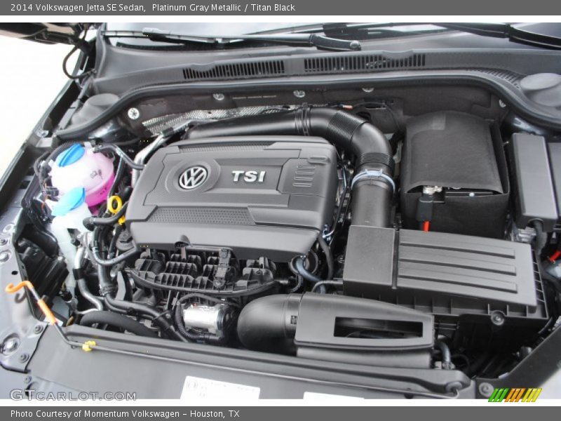 Platinum Gray Metallic / Titan Black 2014 Volkswagen Jetta SE Sedan