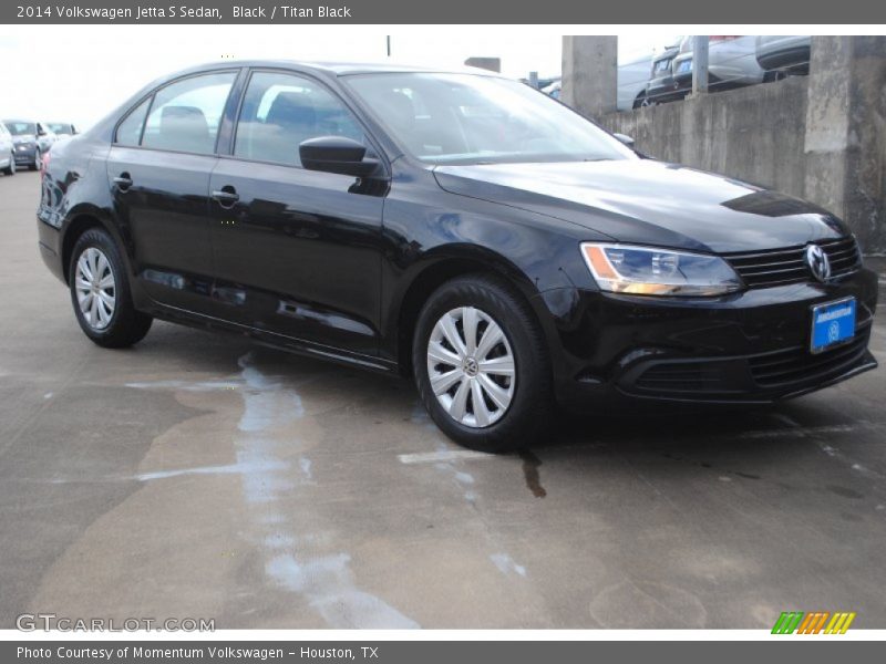 Black / Titan Black 2014 Volkswagen Jetta S Sedan