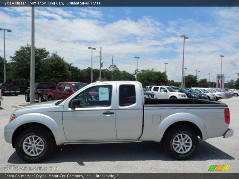 Brilliant Silver / Steel 2014 Nissan Frontier SV King Cab