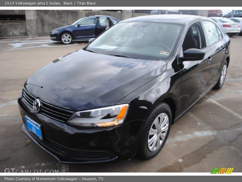 Black / Titan Black 2014 Volkswagen Jetta S Sedan