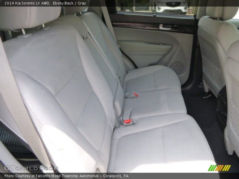 Ebony Black / Gray 2014 Kia Sorento LX AWD
