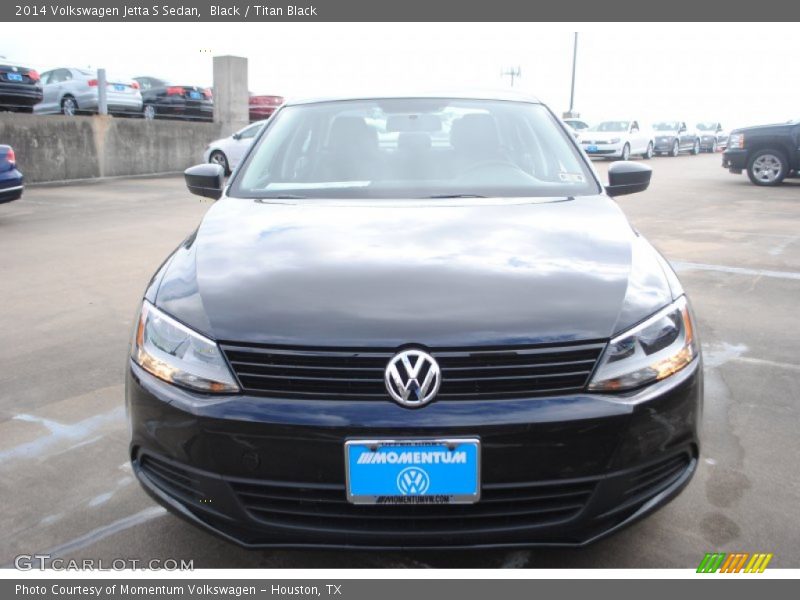 Black / Titan Black 2014 Volkswagen Jetta S Sedan