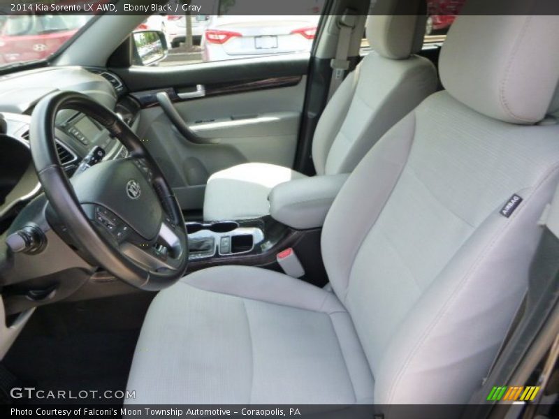 Ebony Black / Gray 2014 Kia Sorento LX AWD