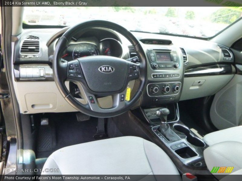 Ebony Black / Gray 2014 Kia Sorento LX AWD