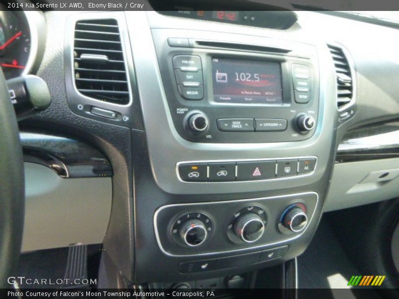 Ebony Black / Gray 2014 Kia Sorento LX AWD