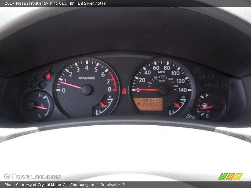 Brilliant Silver / Steel 2014 Nissan Frontier SV King Cab