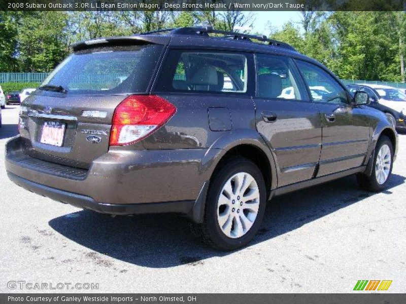 Deep Bronze Metallic / Warm Ivory/Dark Taupe 2008 Subaru Outback 3.0R L.L.Bean Edition Wagon