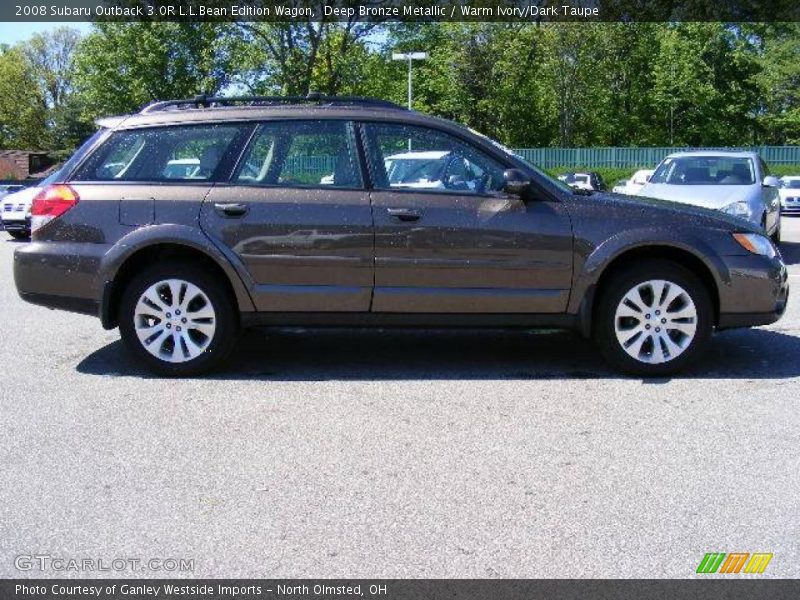 Deep Bronze Metallic / Warm Ivory/Dark Taupe 2008 Subaru Outback 3.0R L.L.Bean Edition Wagon