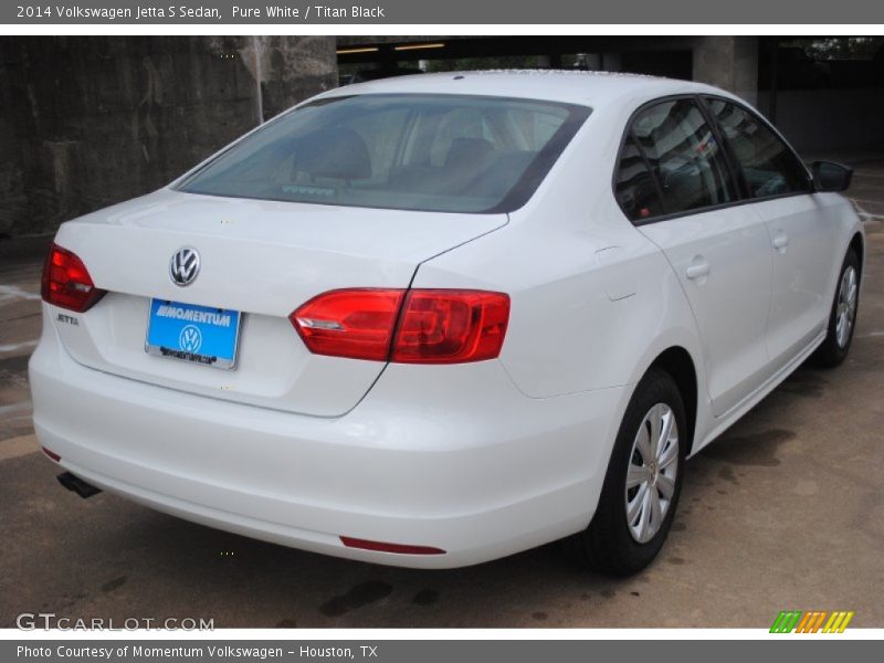 Pure White / Titan Black 2014 Volkswagen Jetta S Sedan