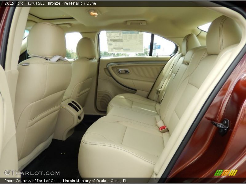 Rear Seat of 2015 Taurus SEL