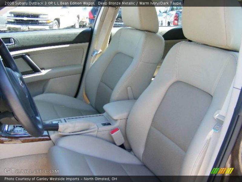 Deep Bronze Metallic / Warm Ivory/Dark Taupe 2008 Subaru Outback 3.0R L.L.Bean Edition Wagon