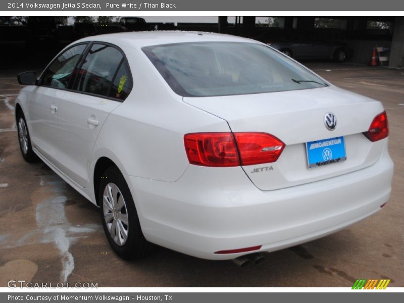 Pure White / Titan Black 2014 Volkswagen Jetta S Sedan