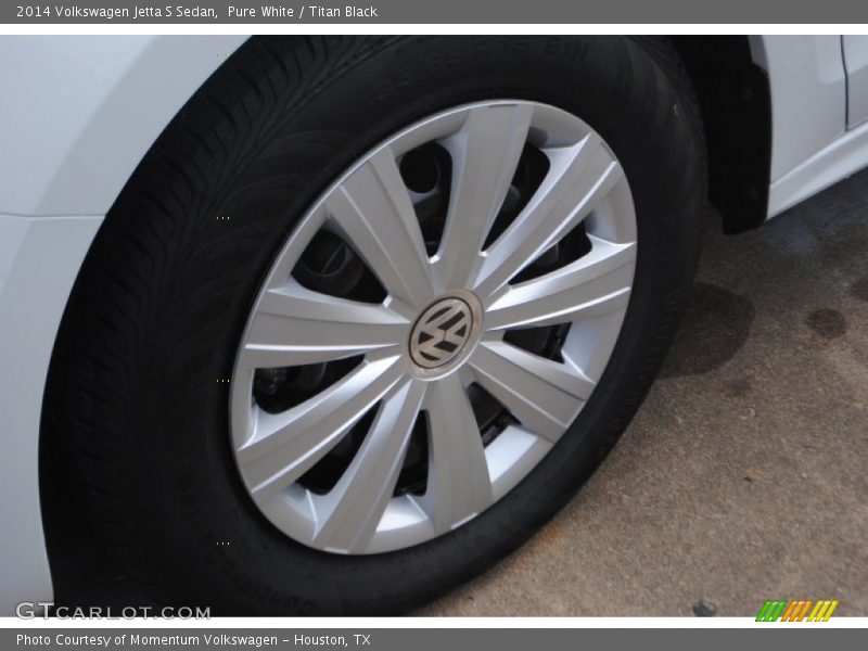 Pure White / Titan Black 2014 Volkswagen Jetta S Sedan