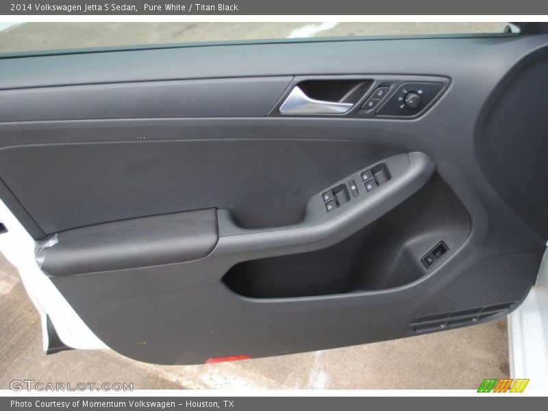 Pure White / Titan Black 2014 Volkswagen Jetta S Sedan