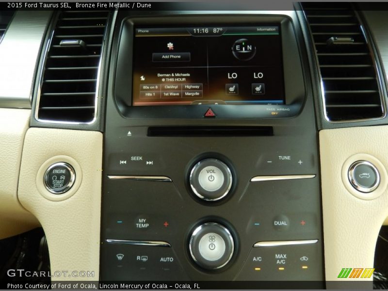 Controls of 2015 Taurus SEL