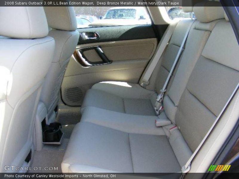 Deep Bronze Metallic / Warm Ivory/Dark Taupe 2008 Subaru Outback 3.0R L.L.Bean Edition Wagon