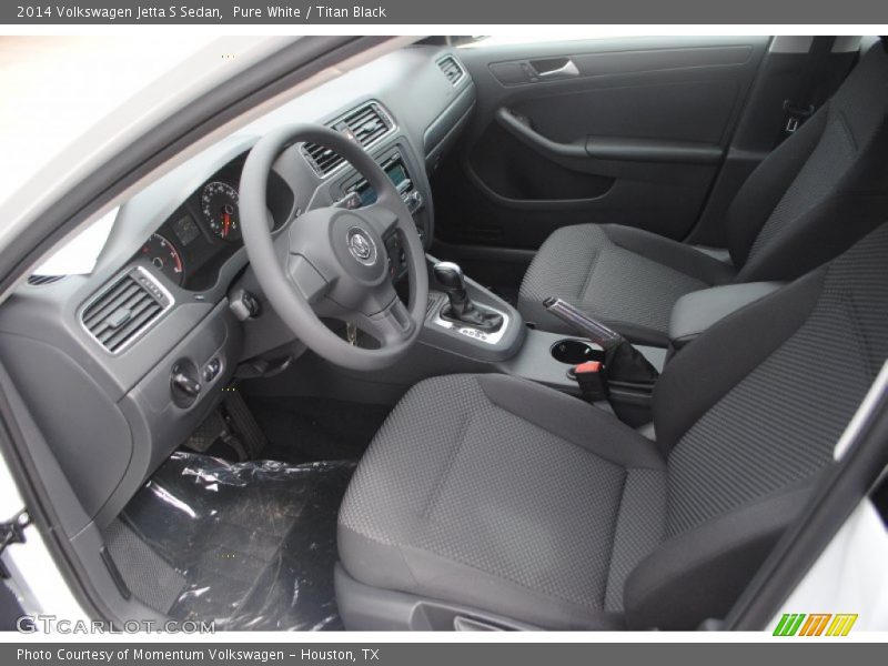 Pure White / Titan Black 2014 Volkswagen Jetta S Sedan