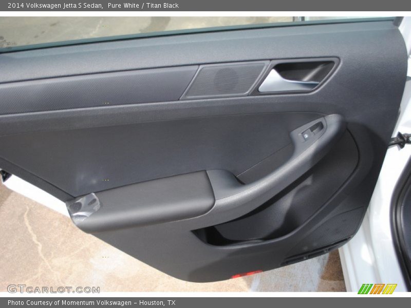 Pure White / Titan Black 2014 Volkswagen Jetta S Sedan