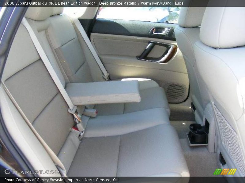 Deep Bronze Metallic / Warm Ivory/Dark Taupe 2008 Subaru Outback 3.0R L.L.Bean Edition Wagon