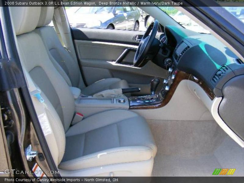 Deep Bronze Metallic / Warm Ivory/Dark Taupe 2008 Subaru Outback 3.0R L.L.Bean Edition Wagon
