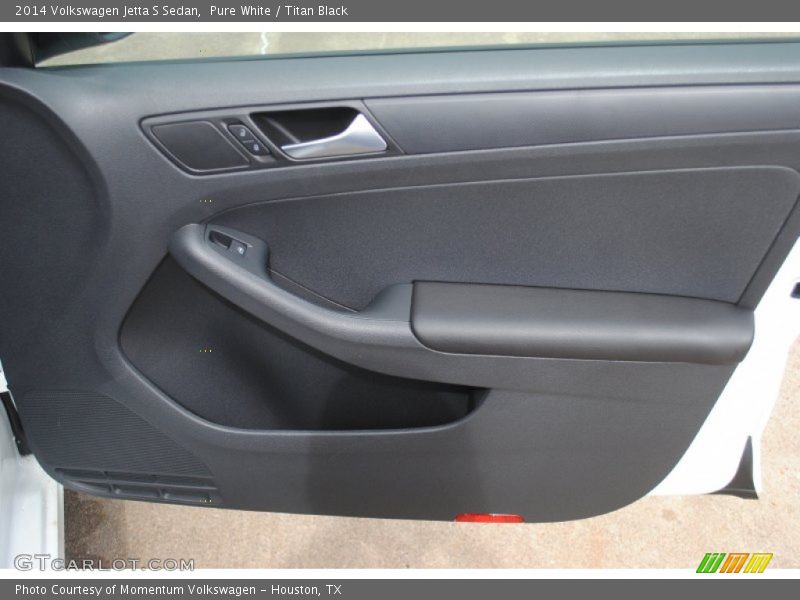 Pure White / Titan Black 2014 Volkswagen Jetta S Sedan