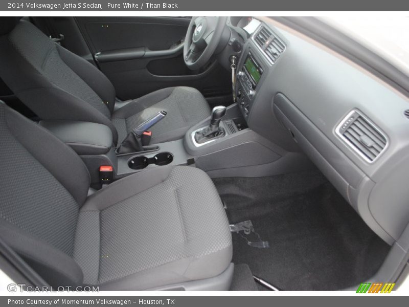 Pure White / Titan Black 2014 Volkswagen Jetta S Sedan