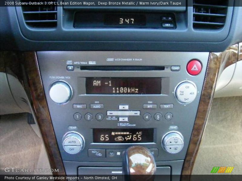 Deep Bronze Metallic / Warm Ivory/Dark Taupe 2008 Subaru Outback 3.0R L.L.Bean Edition Wagon