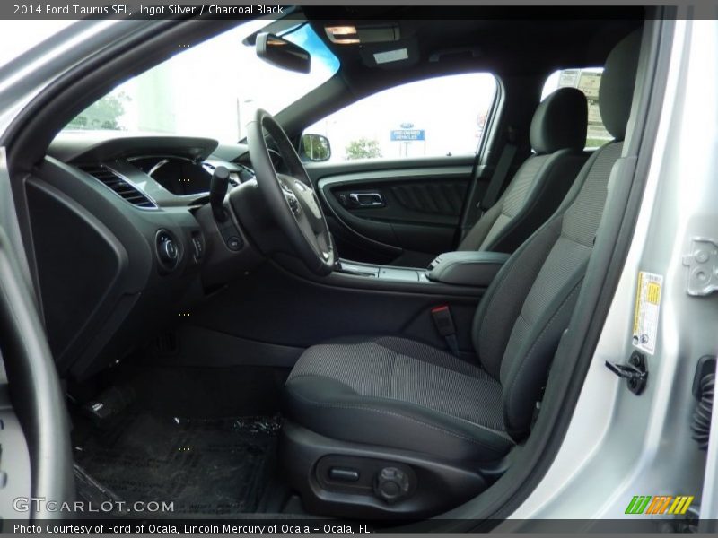 Ingot Silver / Charcoal Black 2014 Ford Taurus SEL