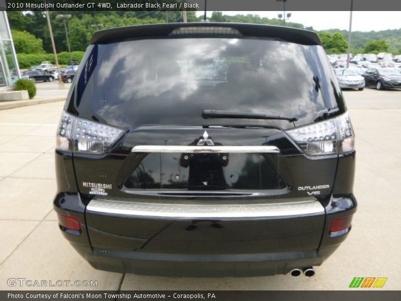 Labrador Black Pearl / Black 2010 Mitsubishi Outlander GT 4WD