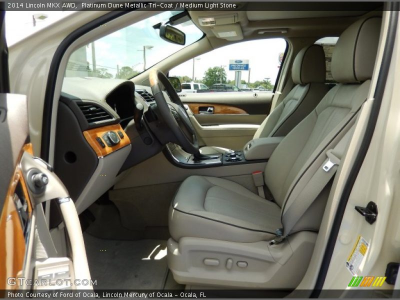 Platinum Dune Metallic Tri-Coat / Medium Light Stone 2014 Lincoln MKX AWD
