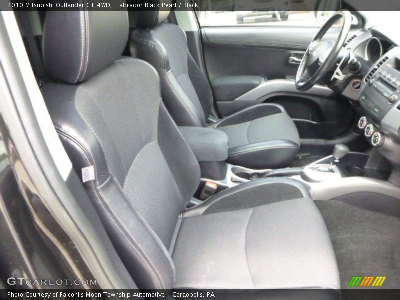 Labrador Black Pearl / Black 2010 Mitsubishi Outlander GT 4WD