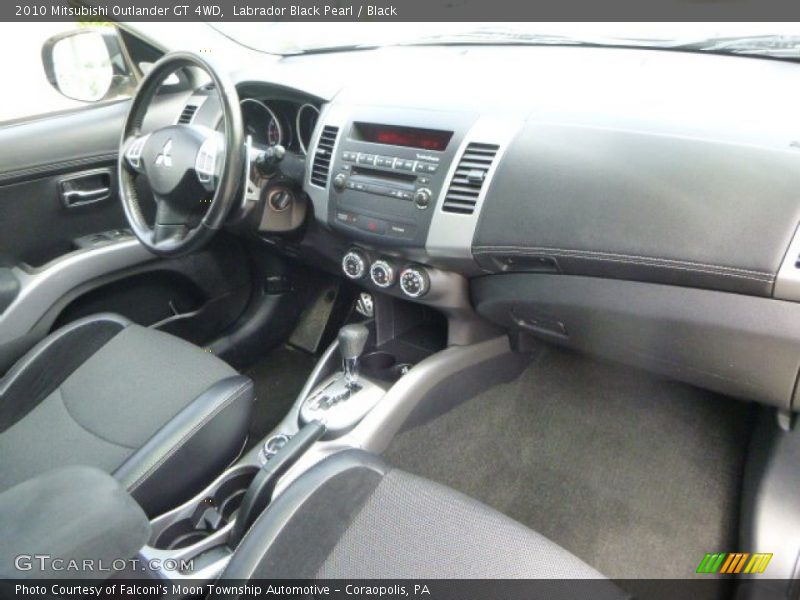 Labrador Black Pearl / Black 2010 Mitsubishi Outlander GT 4WD