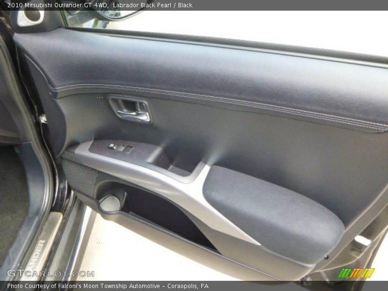 Labrador Black Pearl / Black 2010 Mitsubishi Outlander GT 4WD