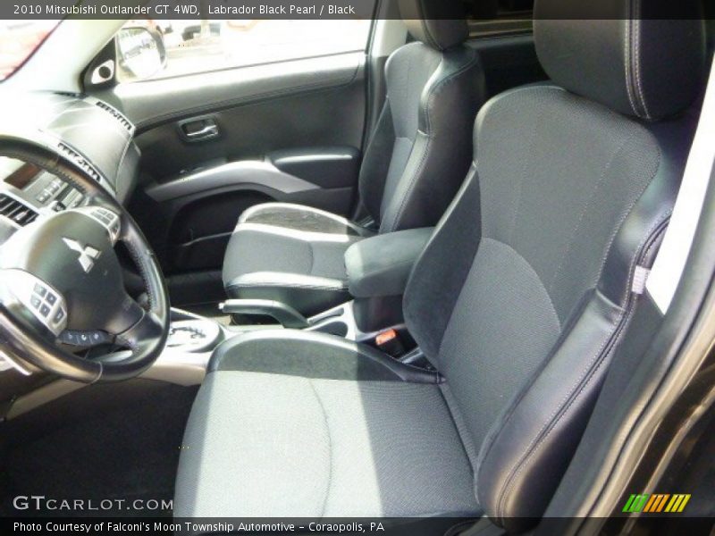 Labrador Black Pearl / Black 2010 Mitsubishi Outlander GT 4WD