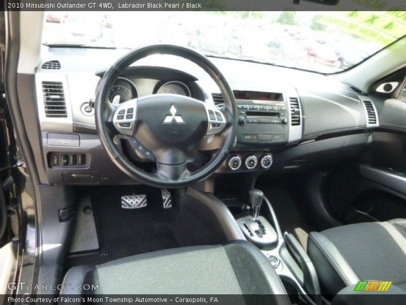 Labrador Black Pearl / Black 2010 Mitsubishi Outlander GT 4WD
