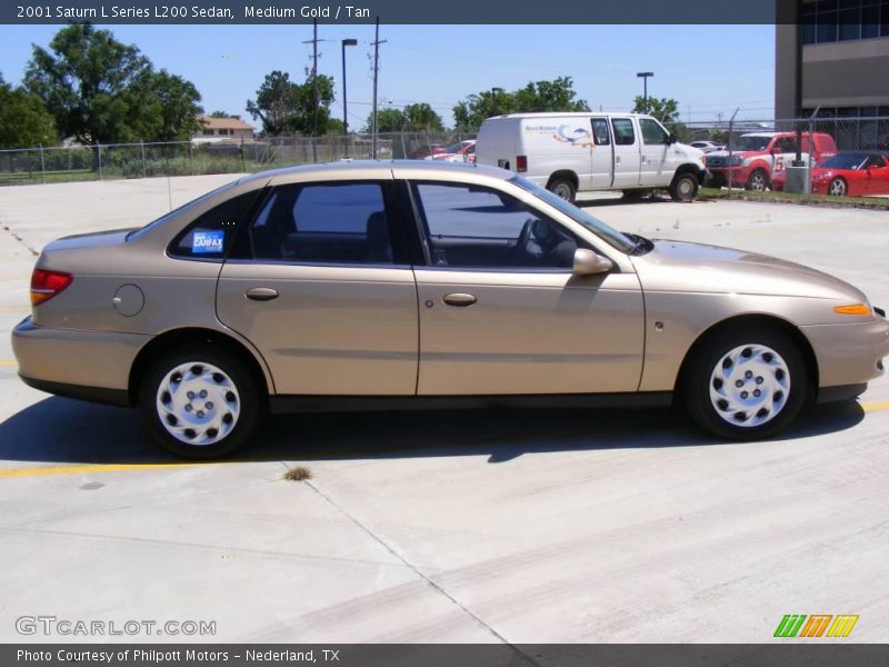 Medium Gold / Tan 2001 Saturn L Series L200 Sedan