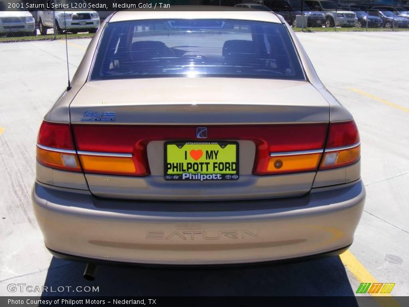 Medium Gold / Tan 2001 Saturn L Series L200 Sedan