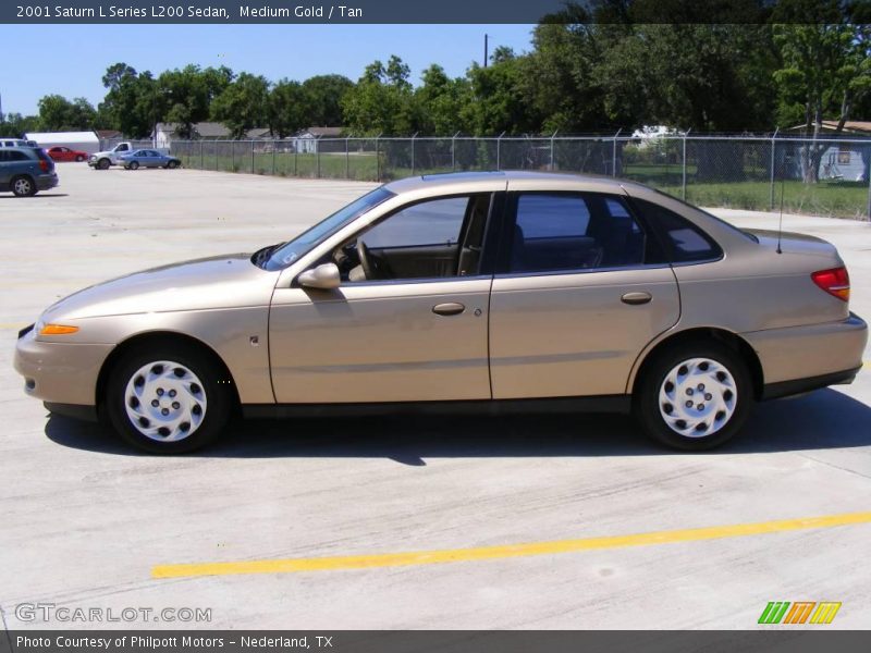 Medium Gold / Tan 2001 Saturn L Series L200 Sedan