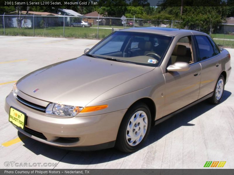 Medium Gold / Tan 2001 Saturn L Series L200 Sedan