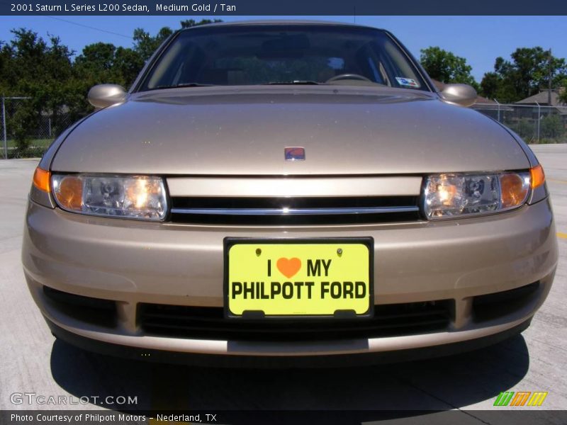 Medium Gold / Tan 2001 Saturn L Series L200 Sedan